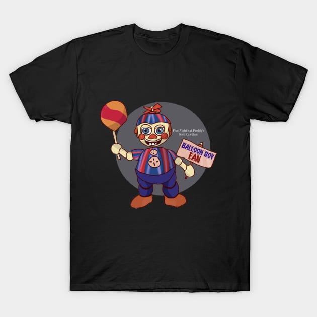 Five Night's at Freddy's Balloon Boy Fan T-Shirt T-Shirt by Ready4Freddy